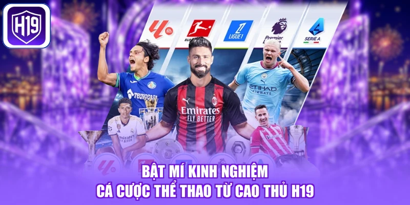Bật mí kinh nghiệm cá cược thể thao từ cao thủ H19